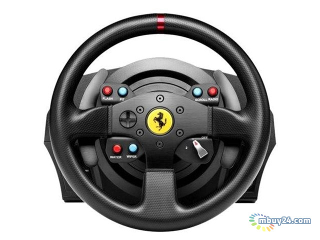 Дротове кермо Thrustmaster T300 Ferrari Integral RW Alcantara edition PC/PS4/PS3 Black (4160652) фото №2