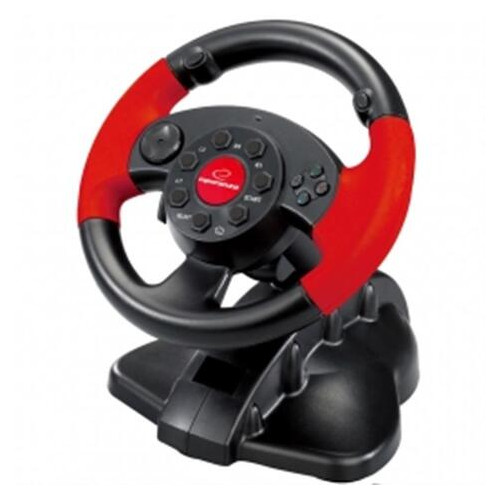 Руль Esperanza Wheel EG103 Black/Red USB фото №1