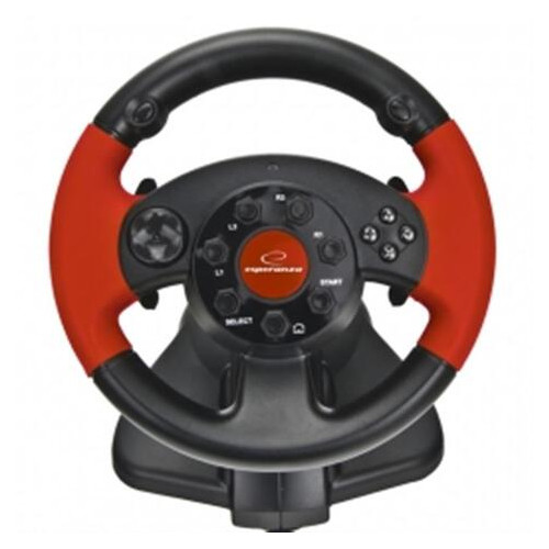 Руль Esperanza Wheel EG103 Black/Red USB фото №2