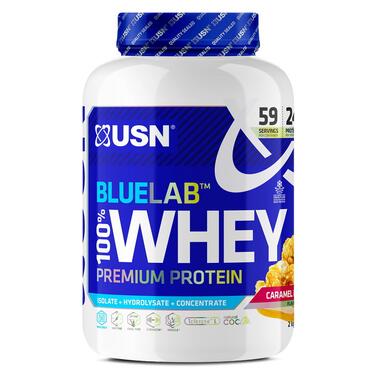 Протеїн USN Blue Lab 100% Whey Premium Protein 2 kg caramel popcorn фото №1