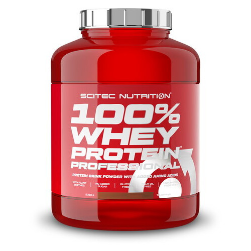 Сироватковий протеїн Scitec Nutrition 100 Whey Protein Professional 2.35 кг мигдаль-фісташка фото №1
