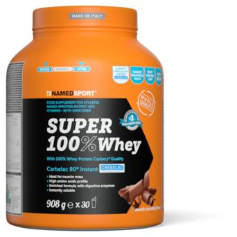 Протеин Namedsport Super 100% Whey 908г белый шоколад - клубника (8054956340064) фото №3