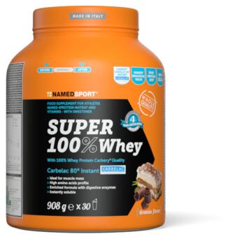 Протеин Namedsport Super 100% Whey 908г белый шоколад - клубника (8054956340064) фото №5