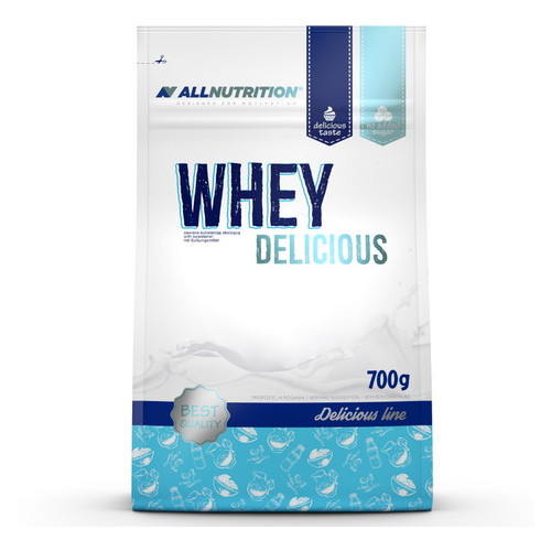 Комплексний протеїн AllNutrition Whey Delicious 700 г білий шоколад-малина (CN2092-13) фото №1