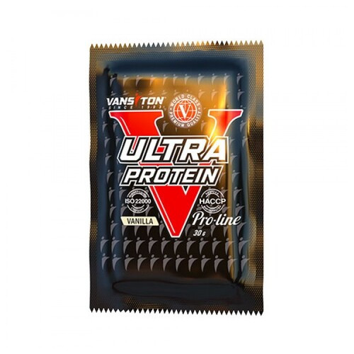 Сироватковий протеїн Ванситон Ultra Protein 30 грам ваніль фото №1