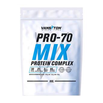 Протеїн Вансітон Pro-70 Mix 900 грам шоколад фото №1