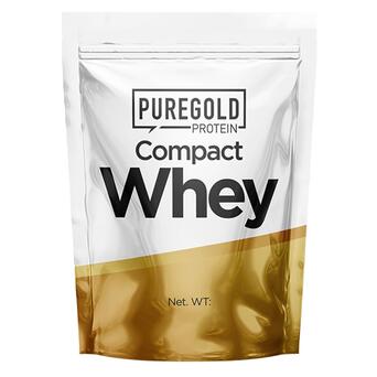 Сироватковий ізолят Pure Gold Protein Compact Whey Protein 500 грамм солона карамель фото №1