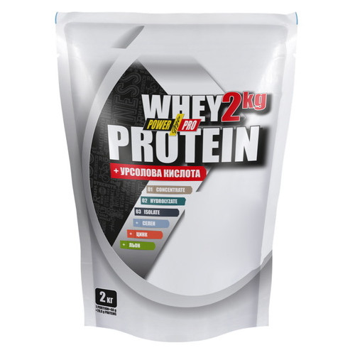 Сироватковий протеїн Power Pro Whey Protein 2 кг шоко-брют фото №1