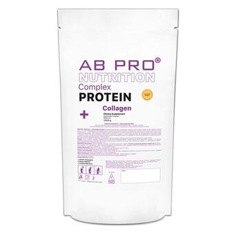 Комплексний протеїн AB Pro Protein Complex   Collagen 1 кг суничний пунш фото №1