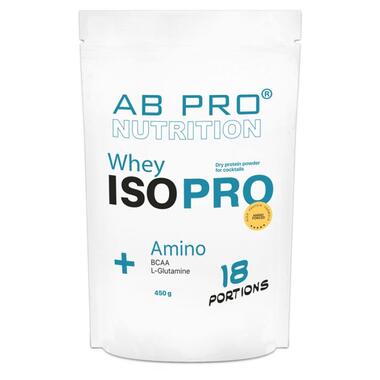 Протеїн AB Pro Iso Pro Whey+Amino 450 грам полуниця з вершками фото №1