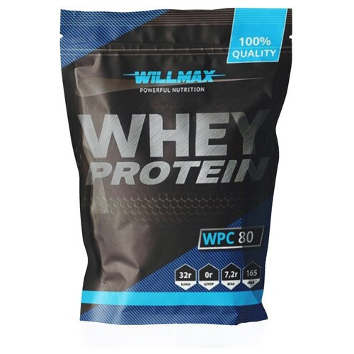 Протеїн Willmax Whey Protein 80% 920 г банан фото №1