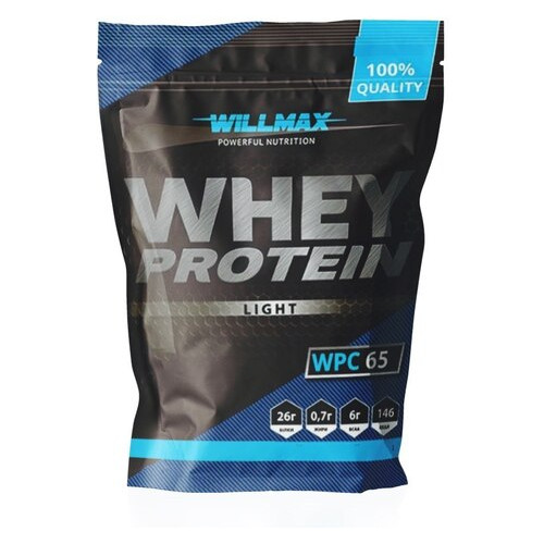 Сироватковий протеїн Willmax Whey Protein 65 1 кг шоколад-фундук фото №1