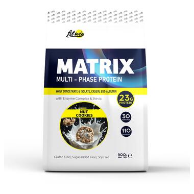 Протеїн FitWin Matrix Multi-Phase Protein (900 g nut cookies) фото №1