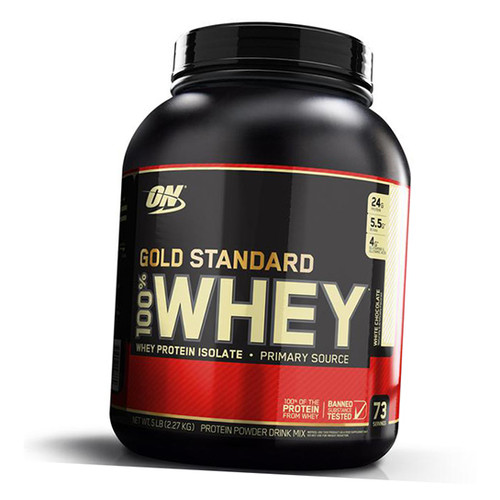Протеїн Optimum nutrition 100% Whey Gold Standard 2270г Білий шоколад (29092004) фото №1