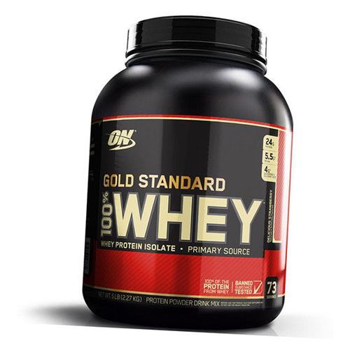 Протеїн Optimum nutrition 100% Whey Gold Standard 2270г Полуниця (29092004) фото №1