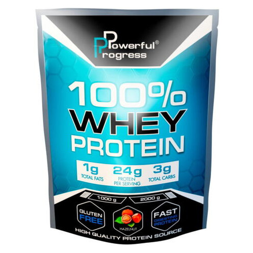 Сироватковий протеїн Powerful Progress 100 Whey Protein 1 кг орео фото №1