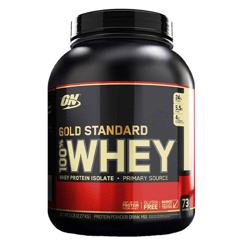 Сироватковий протеїн Optimum Nutrition USA Gold Standard 100 Whey 2.27 кг шоколад-арахіс фото №3