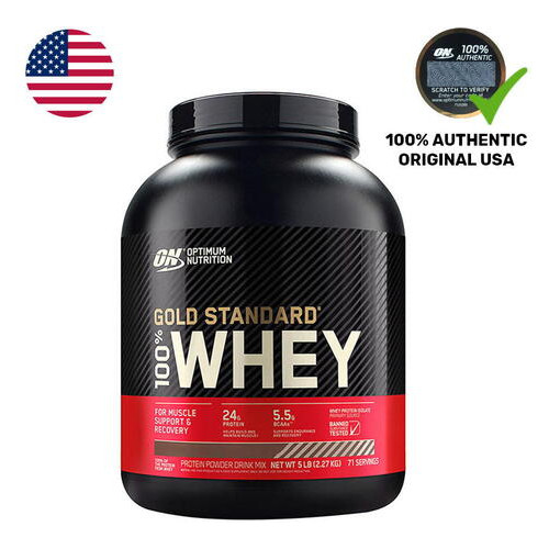 Сироватковий протеїн Optimum Nutrition USA Gold Standard 100 Whey 2.27 кг шоколад-арахіс фото №1