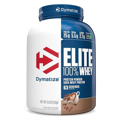 Сироватковий протеїн Dymatize Elite Whey Protein 2.27 кг кава мокка фото №1
