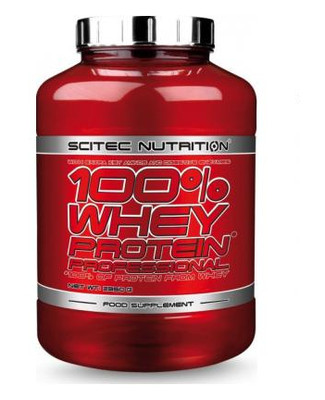 Протеин Scitec Nutrition 100% Whey Protein Prof 2350г ваніль дуже ягідний (45936) фото №1