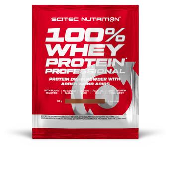 Протеин Scitec Nutrition 100% Whey Protein Professional 30 г полуниці фото №1