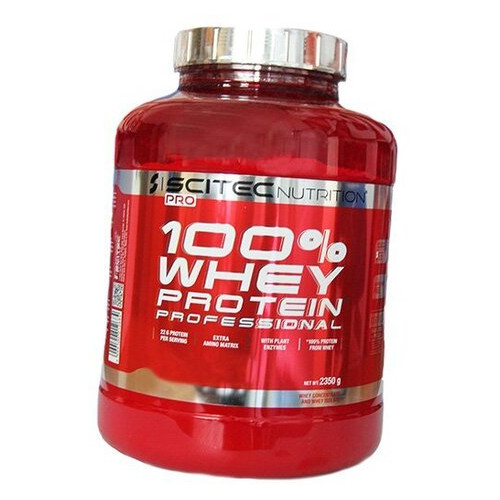 Протеїн Scitec Nutrition 100% Whey Protein Prof 2350 г ваніль фото №1