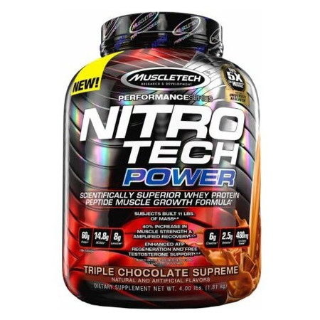Протеин Muscle Tech Nitro Tech Power 1810 г Шоколад (4384300936) фото №1