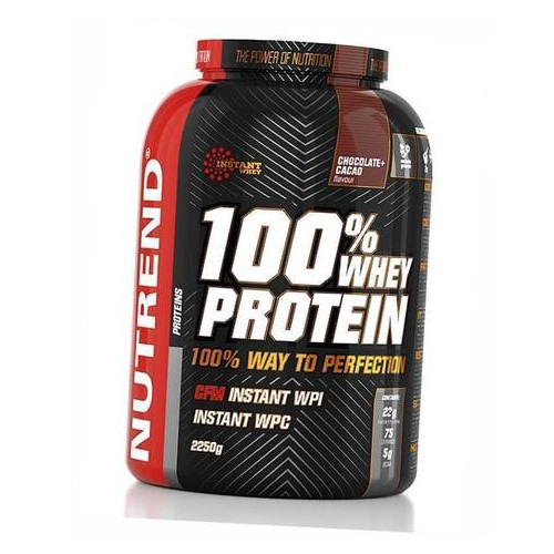Протеїн Nutrend 100% Whey Protein 2250г Шоколад-какао (29119010) фото №1