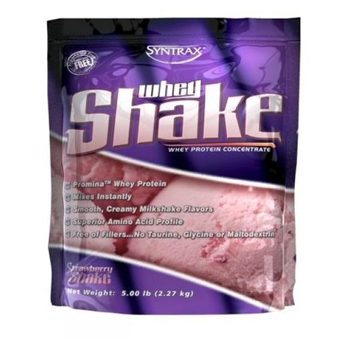 Протеин Syntrax Whey Shake - 2270g Strawberry Shake 100-18-1763929-20 фото №1