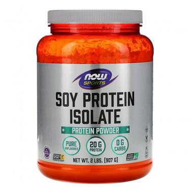 Ізолят соєвого протеїну натуральний смак 907 г (NOW-02152) фото №1