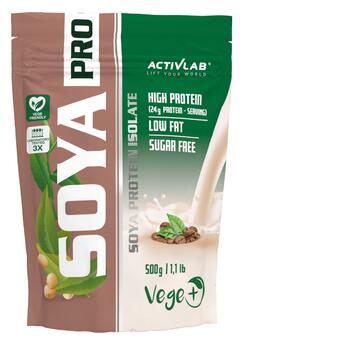 Рослинний протеїн Activlab Soya Pro 500 грам кави фото №1