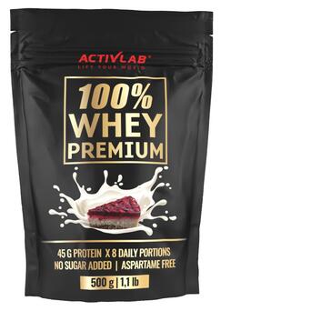 Сироватковий протеїн Activlab 100 Whey Premium 500 грам пиріг з вишнею фото №1