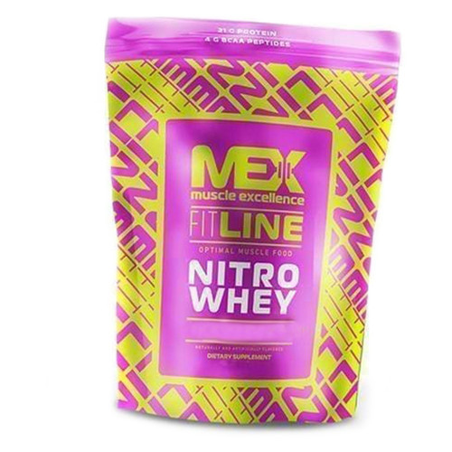 Протеїн Mex Nutrition Nitro Whey 2270г Полуниця (29114003) фото №2