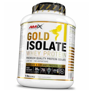 Изолят Сывороточного Протеина Gold Whey Protein Isolate Amix Nutrition 2280г Ваниль 29135011 фото №1