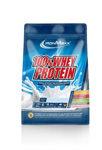 Протеїн IronMaxx 100% Whey Protein 900 г Вишневий йогурт фото №1