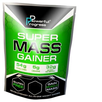 Гейнер Powerful Progress Super Mass Gainer 2 кг Ваніль фото №1