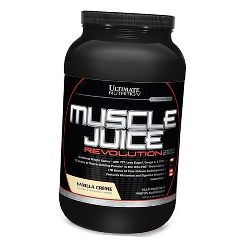 Гейнер Ultimate Nutrition Muscle Juice Revolution 2100г Ваніль (30090001) фото №1
