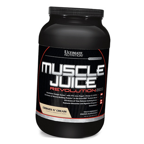 Гейнер Ultimate Nutrition Muscle Juice Revolution 2100г Печиво крем (30090001) фото №1