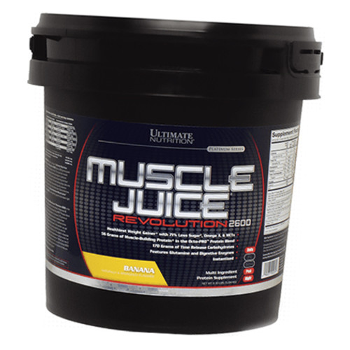Гейнер Ultimate Nutrition Muscle Juice Revolution 5000г Банан (30090001) фото №1