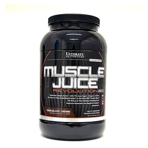 Гейнери Ultimate Nutrition Muscle juice revolution 2600 2120 г Печиво з кремом фото №1