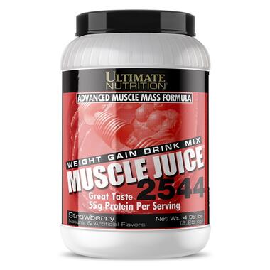 Гейнер Ultimate Nutrition Muscle Juice 2544 2.27 кг полуниця фото №1