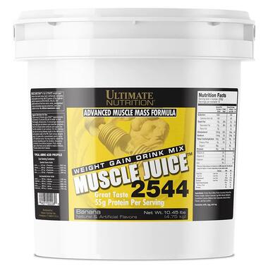 Гейнер Ultimate Nutrition Muscle Juice 2544 4,75 кг банан фото №1
