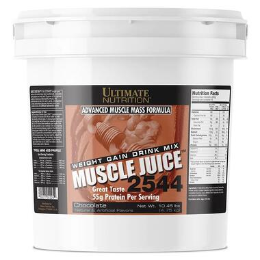 Гейнер Ultimate Nutrition Muscle Juice 2544 4,75 кг шоколад фото №1