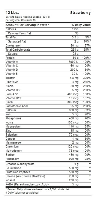 Гейнер Optimum Nutrition Serious Mass 5,443 кг шоколад арахіс фото №4