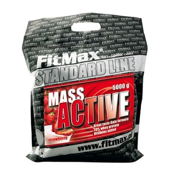 Гейнер FitMax Mass Active (20% protein) 2000 г Caramel фото №1