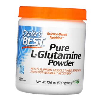 Глютамін Doctors Best L-Glutamine Powder 300г (32327001) фото №1