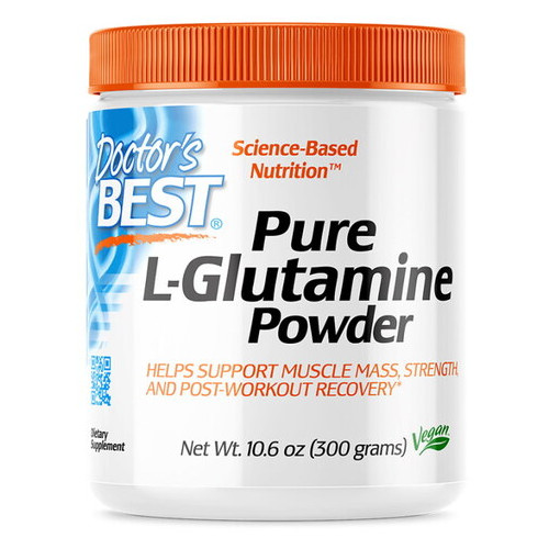 Амінокислоти Doctors Best Pure L-Glutamine Powder 300 грам фото №1