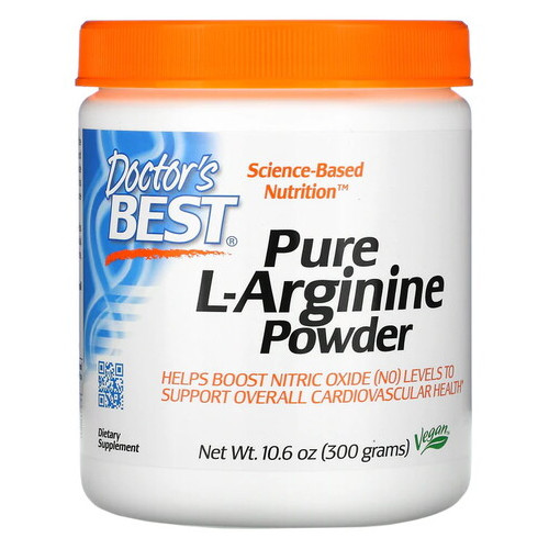 Аргінін Doctors Best Pure L-Arginine Powder 300 грам фото №1