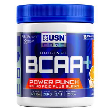Амінокислоти USN BCAA Power Punch 200 g tangarine фото №1