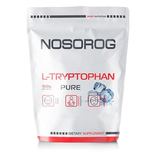 Амінокислоти Nosorog L-Tryptophan 100 г натуральний фото №1